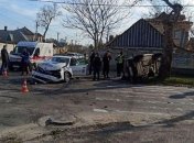 В Херсонской области полицейское авто попало в ДТП: есть пострадавшие 