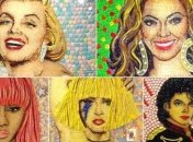 Парень создает крутые портреты знаменитостей из тысяч конфет и сладостей (Фото)