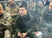 "Я ж не лох!": Зеленський приїхав у Золоте і посперечався з добровольцями (Фото)