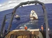 Корабль SpaceX успешно отстыковался от МКС и приводнился в Атлантике