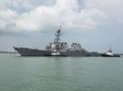 Столкновение эсминца с танкером: признаков саботажа нет