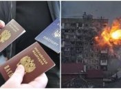 В полуразрушенном Мариуполе людям предлагают получить российские документы