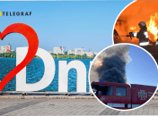 В Днепре вспыхнул пожар на бывшем комбайновом заводе