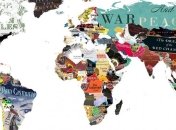 В Сети появилась литературная карта мира