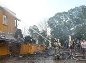 Во Львовской области загорелась старинная церковь