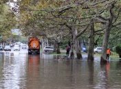 В Одессе подтопило Пересыпь, транспорт стоит в пробках