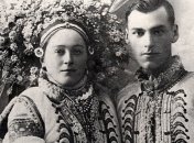 Весільна пара. Івано-Франківська область, село Корнич, 1933 рік