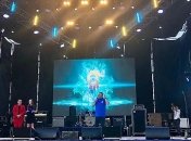 На фестивале в Днепропетровской области ураган сорвал крышу