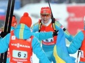 Биатлон. Украинки берут серебро в эстафете