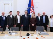 Елена Кондратюк с премьер-министром Хорватии Андреем Пленковичем