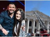 Іван Леньо з дочкою Маланкою, яка перебувала в момент атаки в Чернігові