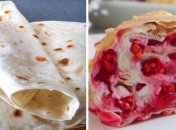 Сирно-ягідний рулет з лаваша на швидку руку