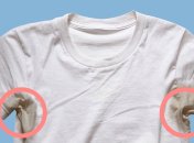 Избавиться от пятен от пота достаточно легко