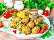 Ароматный, румяный, вкусный картофель