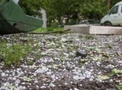 На Одессу обрушились град и ливень