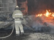 Пожар оставил половину Днипра без света