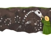 Google отметил 215-летие со дня рождения Мэри Эннинг новым doodle 