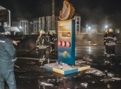 Огненные реки на дорогах: под Киевом горела заправка