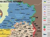 Карта АТО на востоке Украины (24 июня)
