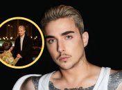 Певец Меловин со своим любимым Петром