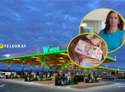 Заправка WOG, Світлана Івахів, гроші