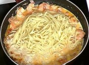 Паста с креветками