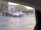 В Одессе опасные гонки от полиции закончились пожаром (фото и видео)