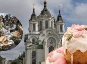 Освящение пасхальных корзин в Запорожье
