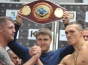 Александр Усик и Дэниэл Брюэр взвесились накануне поединка