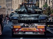 На Крещатики выставили технику захватчиков