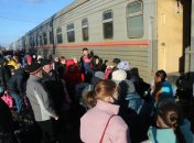 "Эвакуация" людей из Донецка