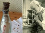 На острове Амрум найдена запущенная в 1906 бутылка с запиской
