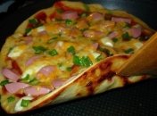 Простая пицца на сковороде