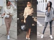 С чем носить фактурный свитер в новом сезоне