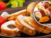 Куриный рулет с аппетитной начинкой