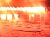 В Запорожской области сгорело кафе