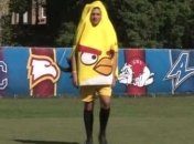 Футбол и Angry Birds: Как развлечь себя на тренировке