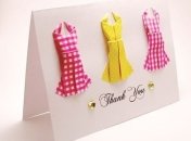 Поделки к 8 марта: оригинальная открытка-платье