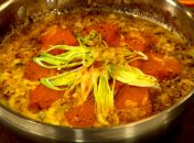 Пирог с тунцом и сладким картофелем