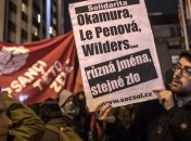 Конференция правых партий в Праге проходит на фоне протестов