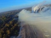 В США - химическая катастрофа посреди города, людей эвакуируют