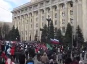 В Харькове проходят митинги Антимайдана и сторонников единства Украины