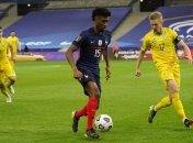 Сборная Украины курьезным образом сравняла счет в игре с Францией (видео)