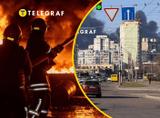 Пожар в Киеве