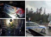 В пожаре пострадал гараж и два автомобиля