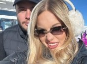 Аліна Варакута у Куршевелі з чоловіком Дмитром Величком