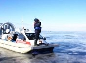 В Полтавской области на Днепре сняли со льдины полсотни рыбаков