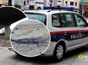 Место убийства Кузьмина, полиция Вены