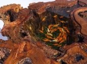 Сказочно красивые и реалистичные столы с иллюзией пруда (Фото) 