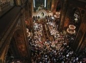 Крестный ход к памятнику князю Владимиру насчитал 15 тысяч человек